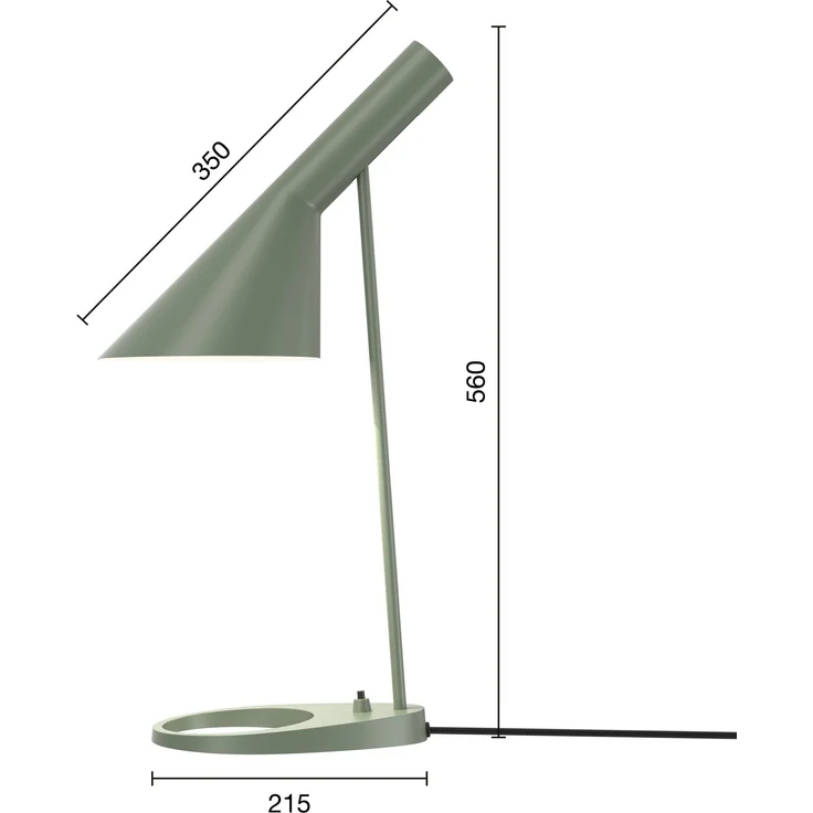 AJ Tischleuchte pale petroleum – Bild 2