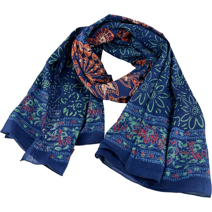 Guru-Shop Sarong Leichter Mandala Pareo, Sarong, handbedrucktes.. – Bild 3