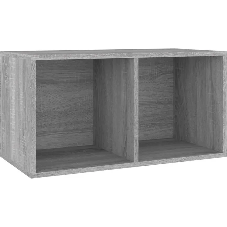vidaXL Schallplatten-Box Grau Sonoma 71x34x36cm Holzwerkstoff 815253