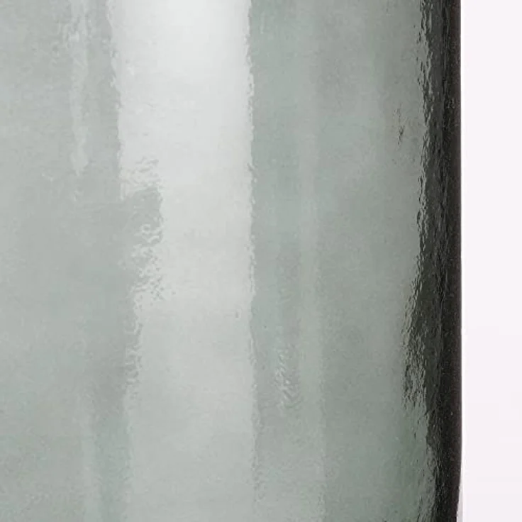 Mica decorations Guan Flasche/Vase, Glas, grau, H. 40 cm, D. 15 cm, recyceltes Glas für Zweige und Trockenblumen – Bild 4