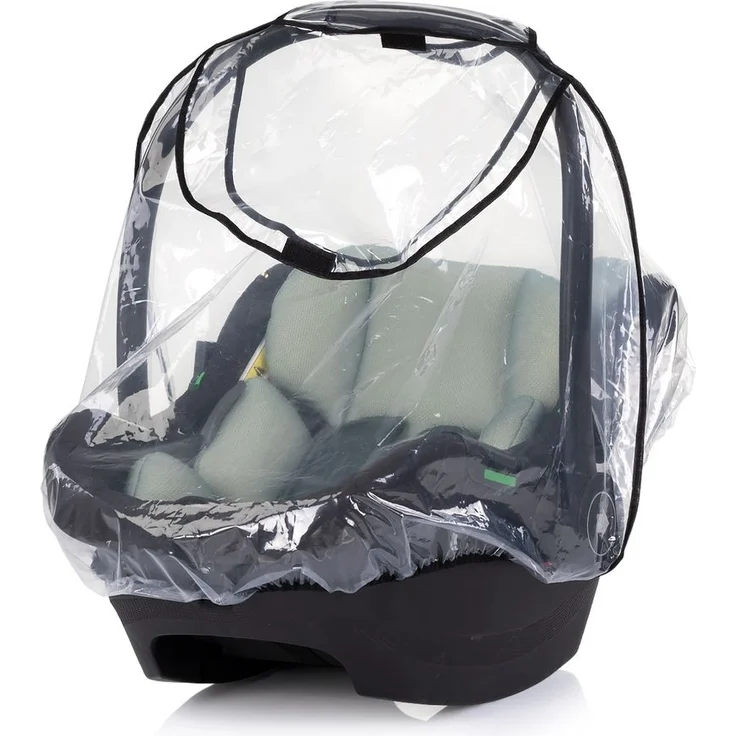 Chipolino Regenschutz für Babyschale universal wasserdicht Regenhaube Abdeckung transparent – Bild 2