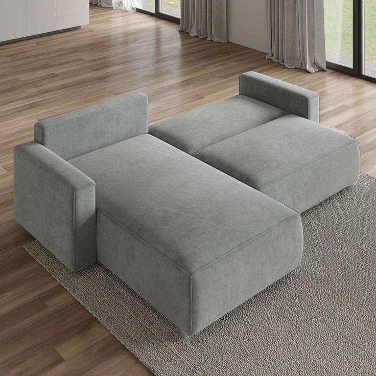 Masseno Ecksofa FORIL mit Schlaffunktion L-Form, Sofa mit Bettkasten – Bild 4