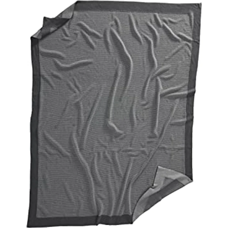 Bio Kuscheldecke für Erwachsene 100% Bio-Baumwolle (kbA) GOTS zertifiziert, Dunkelgrau Melange, 150x200 cm – Bild 6