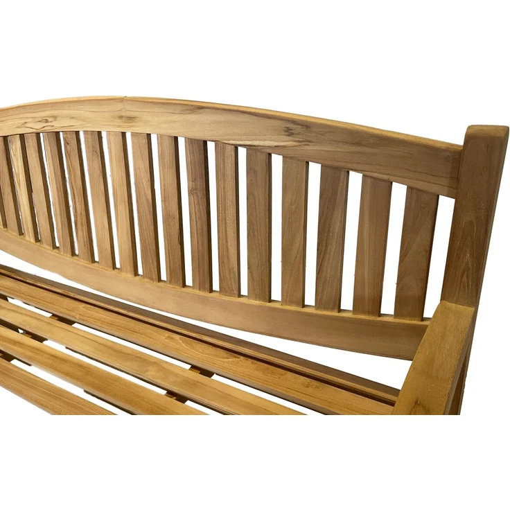Teakholz Gartenbank SEMARANG 3 Sitzer 150cm – Bild 3