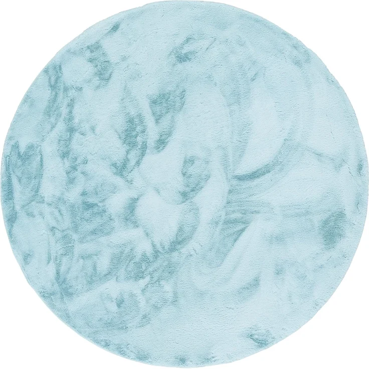 Pergamon Fellteppich Fellteppich Luxus Super Soft Plush Rund, Rund, Höhe: 25 mm – Bild 5