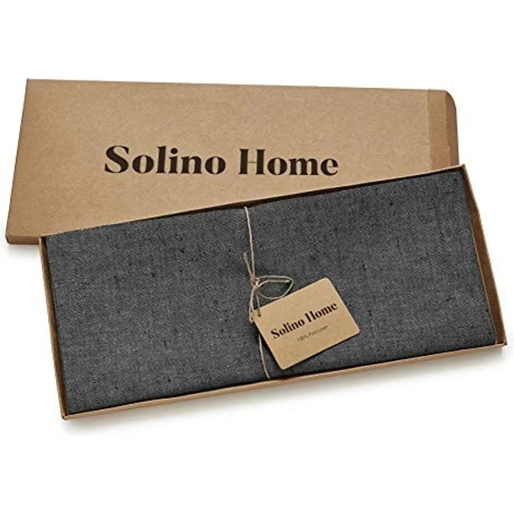 Solino Home Tischläufer Athena, Dinnerserviette, Platzset 14x72 Inch anthrazit – Bild 5
