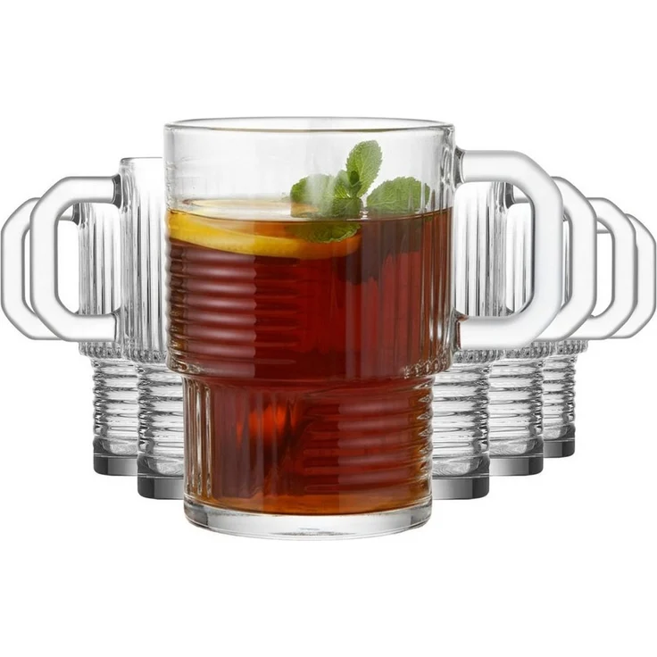 LAV Gläser-Set Helen Tee-Set, Glasbecher, 6-tlg, Glas, 6er Set, 270ml, ideal für Tee und Heißgetränke – Bild 1