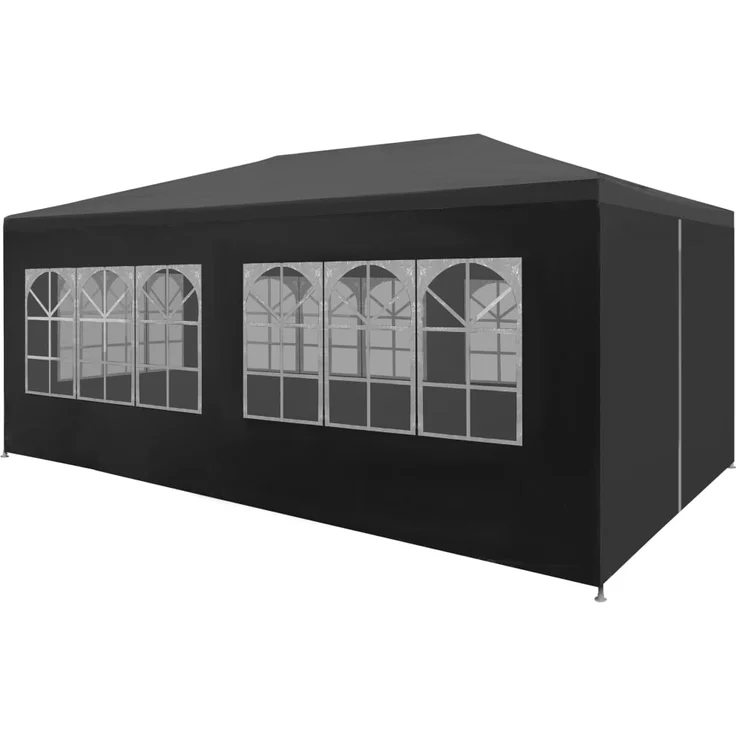 vidaXL Partyzelt 3x6 m Anthrazit 45102 – Bild 1