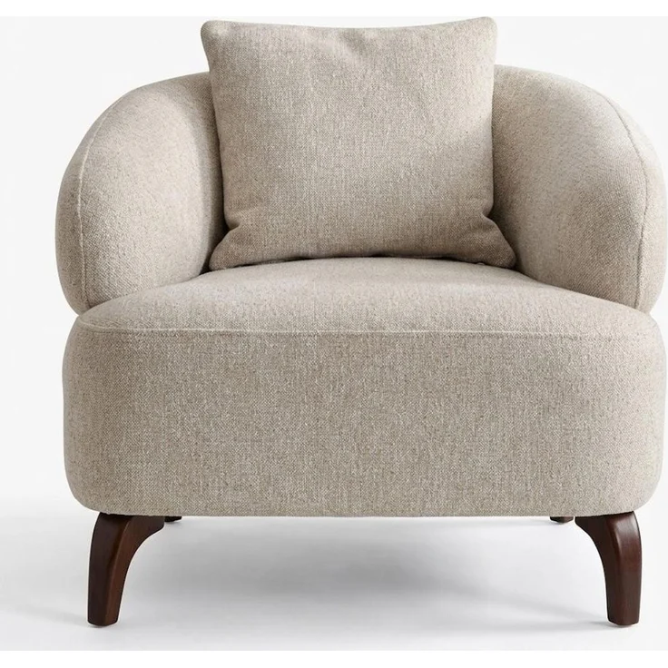 JVmoebel Polstergarnitur Moderner Wohnzimmer Möbel Beige Holzgestell Komfortabel, (4-tlg), Made in Europa – Bild 2