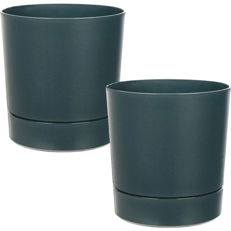 KADAX Topf mit Untersetzer AURA 145 Avocado 2er-Pack – Bild 5