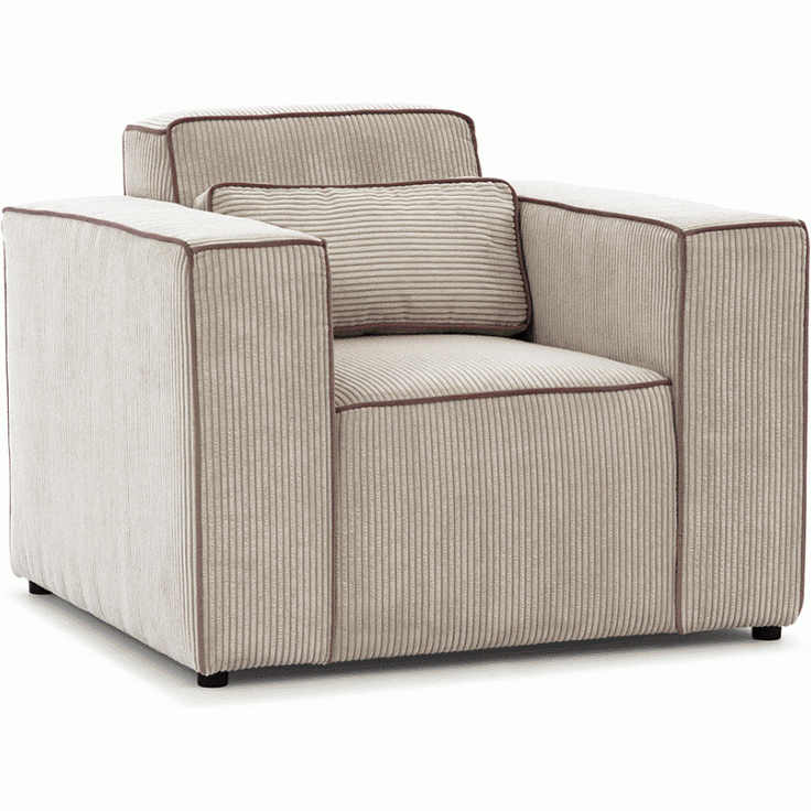 Sessel Designersessel WALDO in Stoff Poso Blau – Bild 6