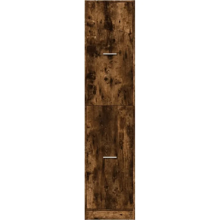 vidaXL Apothekerschrank Räuchereiche 40x41x174,5 cm Holzwerkstoff 3309649 – Bild 4