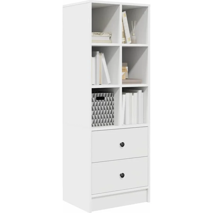 vidaXL Highboard mit Schubladen Weiß 45,5 x 34 x 127 cm 869362 – Bild 2