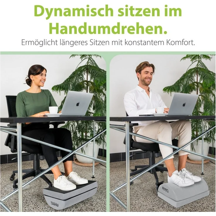 feela Fußstütze Ergonomische Fußstütze – entlastet Beine & Rücken, ideal fürs Büro, Entlastet Rücken & Beine – ideal fürs Büro & Homeoffice – Bild 2