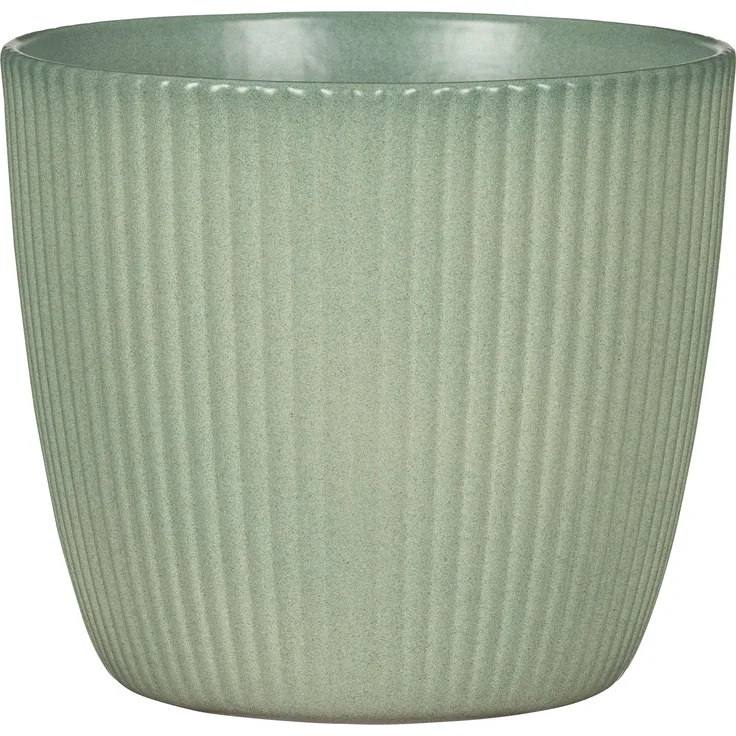Scheurich Aura, Blumentopf aus Keramik, Farbe: Jade, 27,5 cm Durchmesser, 24,5 cm hoch, 10,32 l Vol.