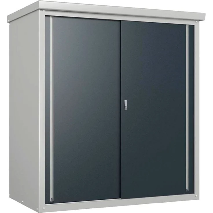Trimetals Metall Gartenschrank Guardian D63 | Grau – Bild 1