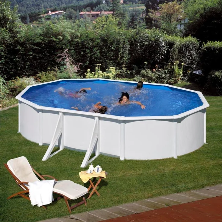 Fidji Stahlwandpool Oval 610 x 375 x 120 cm – Bild 6