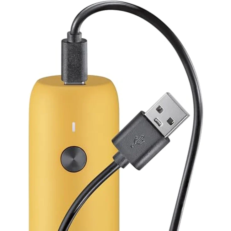 Pfeffermühle Salz- Gewürzmühle USB elektrisch 14cm ZASSENHAUS Köln gelb 033175 – Bild 4
