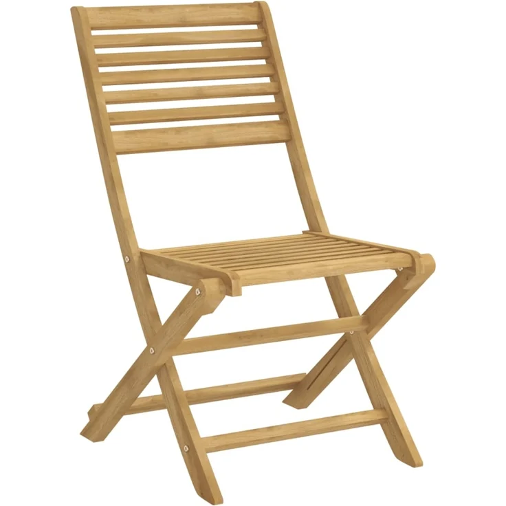 vidaXL Gartenstühle 6 Stk. Klappbar 48,5x61,5x87 cm Massivholz Akazie 3214228 – Bild 3