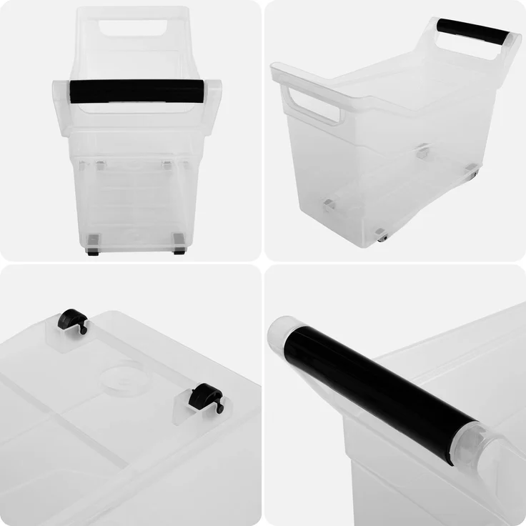 KADAX System Organizer Container auf Rollen für einen 14L Kleiderschrank mit Griffen – Bild 8