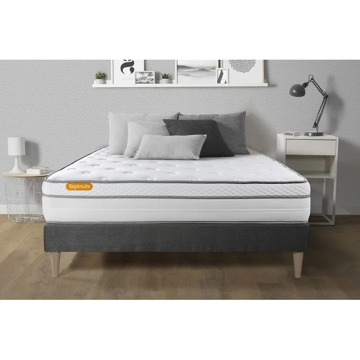 Matratzen- und Lattenrost-Set 140x200 cm - Memo Luxe