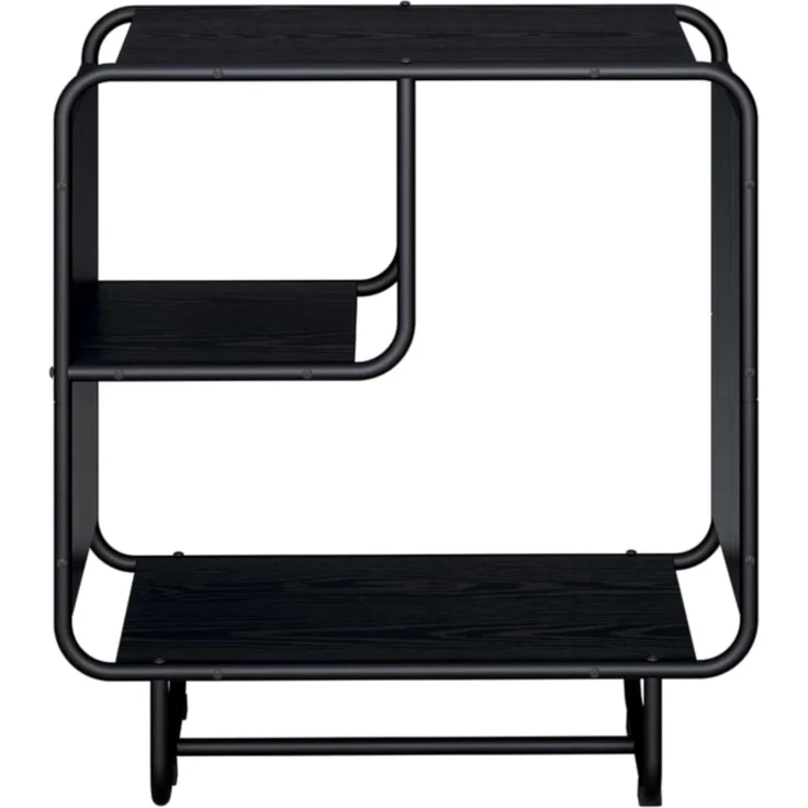 vidaXL Sideboard Schwarz Eichen-Optik 60 x 37,5 x 64,5 cm 8007918 – Bild 3