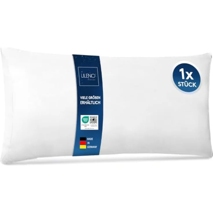 LILENO HOME Kissenfüllung 40x80, pralle Füllung für Dekokissen, hypoallergen und waschbar bis 40°C, Made in Germany, Oeko-Tex Klasse 1 – Bild 1