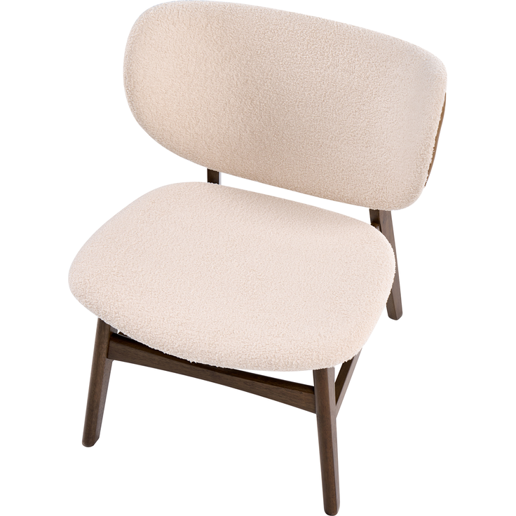Sessel DAY Bouclé Braun Hellbeige – Bild 7