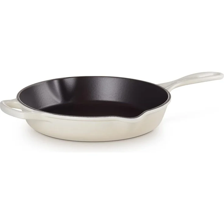 Le Creuset Brat-u.Servierpfanne Signature hoch 26 cm Meringue - 25 bis 28 cm - Creme/Beige – Bild 4