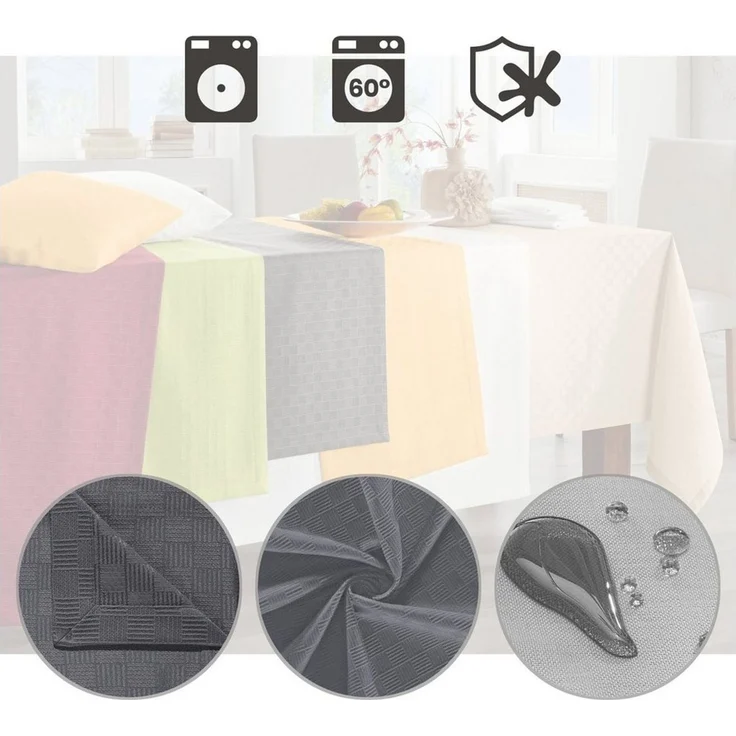 Erwin Müller Tischdecke Tischläufer "Paderborn", fleckabweisend Uni – Bild 3