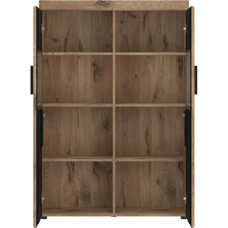 Wohnwand >Grano< (4-teilig) in Viking Eiche Dekor - 317x195x41 (BxHxT) – Bild 6