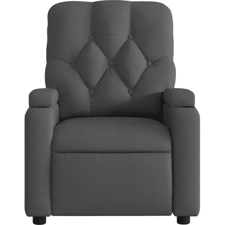 vidaXL Massage-Relaxsessel, Stoff, Dunkelgrau 3206065 – Bild 6