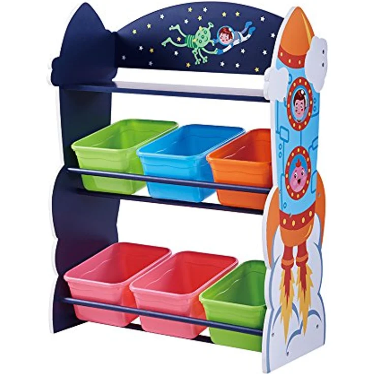 Fantasy Fields Kinder Blau Holz Fächerschrank Regal Spielzeug Tiere TD-12242AR – Bild 7