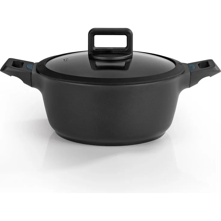 N8WERK Aluguss-Kochtopf 24 cm - N8WERK Heat Indicator - Midnight Edition – Bild 4