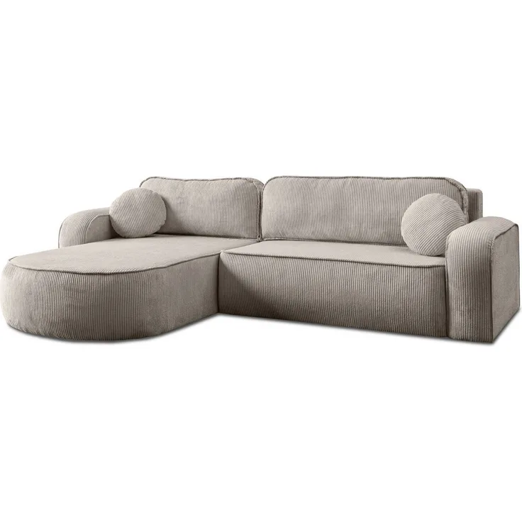 Lookway Ecksofa VENUS mit Schlaffunktion und Bettkasten, mit Bettfunktion und Bettkasten