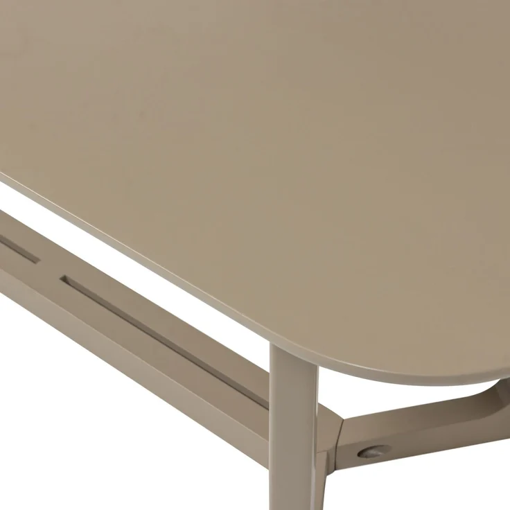 Esstisch aus Mangoholz, modern mit geradem Gestell, braun, für 6–8 Personen, 240 x 90 cm – Bild 4