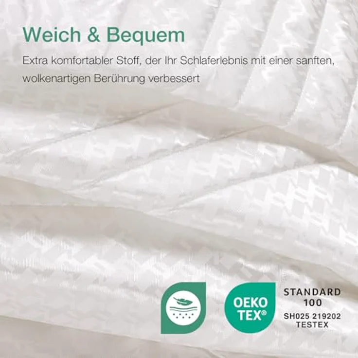 Novilla Matratze 160x200 H3/H2 7-Zonen Kaltschaummatratze | Größe + Höhe wählbar | Atmungsaktive 60°Waschbare Bezug | Öko-Tex CertiPUR US | Rollenmatratze Höhe 16 cm – Bild 7