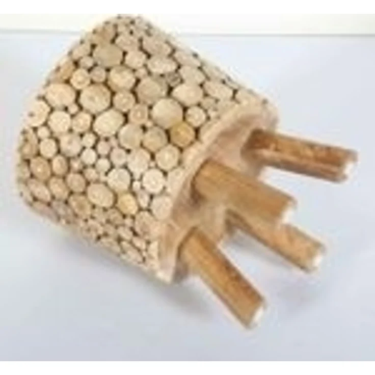 Teak Holz Hocker Merida – Bild 4
