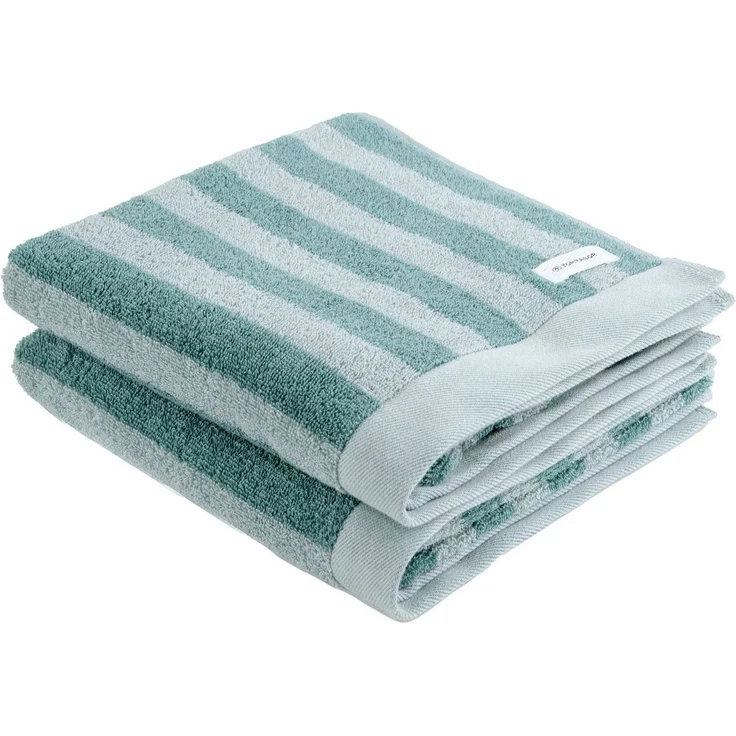 TOM TAILOR HOME Handtuch CLASSIC BATH, Frottier (2-St), 100% Baumwolle, 50x100 cm, in trendigen Farben – Bild 1