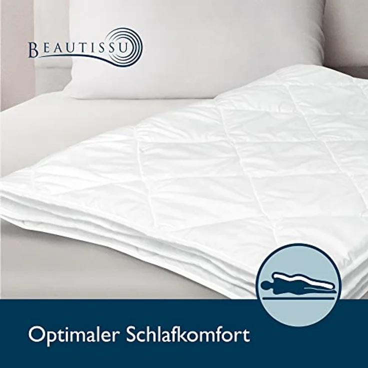 Beautissu BeauNuit JD Bettdecke 4 Jahreszeiten 155x220 cm – Bild 10