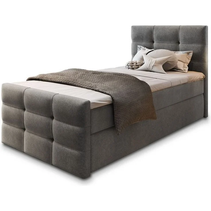 Masseno Boxbett AMON 100x200 cm mit Bonell Matratze und Topper – Bild 4