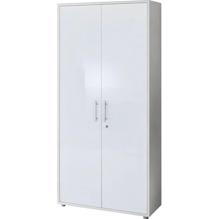 BMG Möbel Aktenschrank Office Edition abschließbar, 5 OH, Fronten Matt, Hochglanz lackiert oder Holzoptik – Bild 1