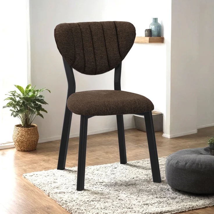 Skye Decor 'Elma - Brown' Stuhl, Braun, 47 x 85 x 45 cm – Bild 1