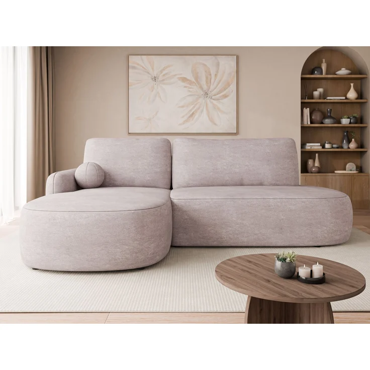Mirjan24 Ecksofa Loridu O (Farbe: Zoya 03, Seite: Links), 90 x 174 x 274 cm – Bild 2