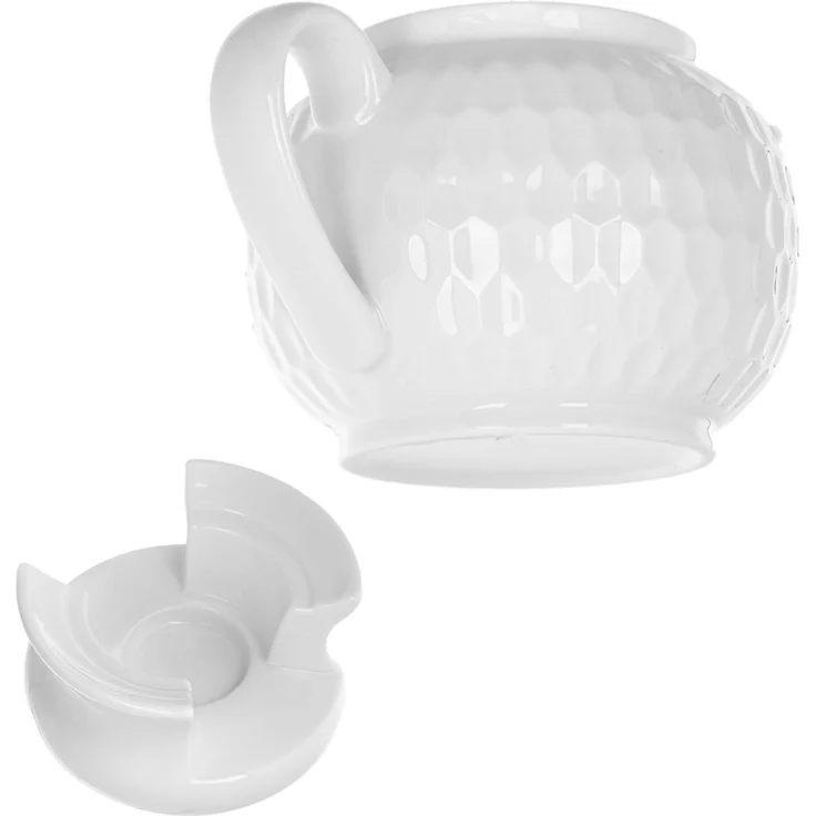 KADAX Teekanne 900ml mit Stövchen Set, Kaffeekanne aus Keramik mit Deckel, Griff und Teestövchen, Kanne mit Teelicht Wärmer für Tee, Teeservice (Weiß II) – Bild 8