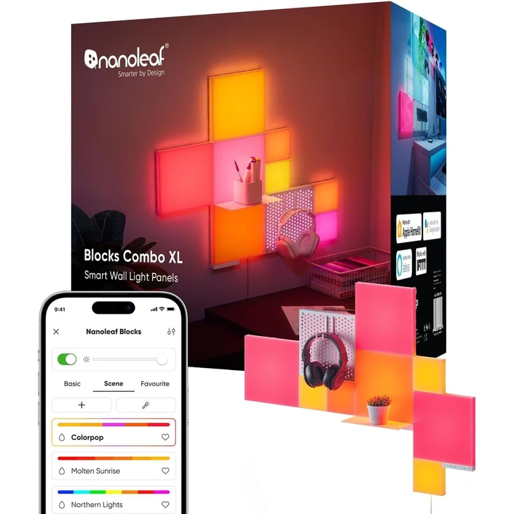 Nanoleaf Blocks Combo Starter Kit - 10PK
