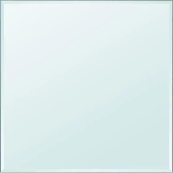 vidaXL Tischplatte aus gehärtetem Glas quadratisch 800x800 mm 243632