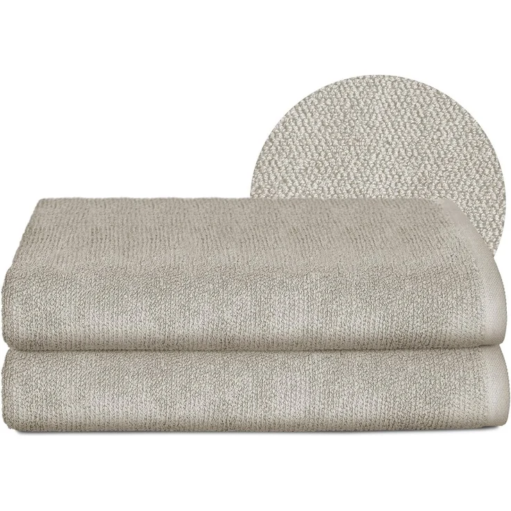 Beautex Handtuch Set Handtuch Set, Made in Europe, Frottier (Multischlaufen-Optik, Frottier Premium Set aus 100% Baumwolle 550g/m)