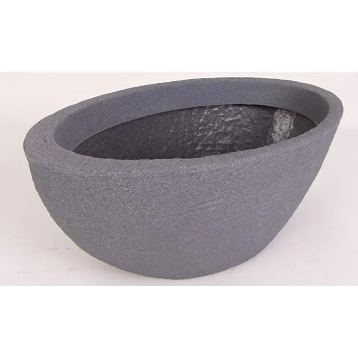 5x Pflanztopf "Stone" 60x22x35cm Übertopf Garten Pflanzengefäß