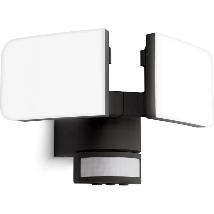 SSC-LUXon LED Außen-Wandleuchte ETHIR Außenwandleuchte mit Bewegungsmelder IP54 neutralweiß LED 230V, Neutralweiß – Bild 1